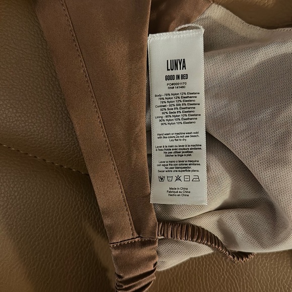 Lunya Stretch Stripe Bralette Brown Bra. Only tried on once. - Picture 8 of 8